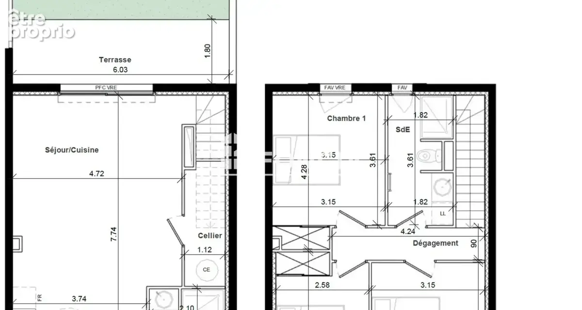 Investissement - villa neuve t4 - photo 6