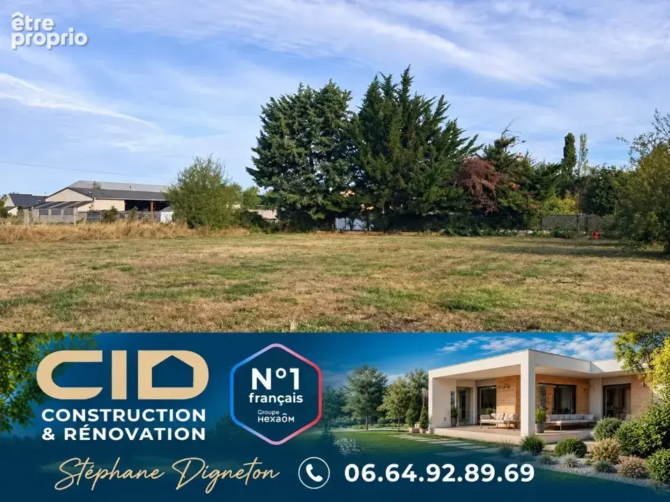 Photo Terrain à Saint-Branchs au prix de 89 000€