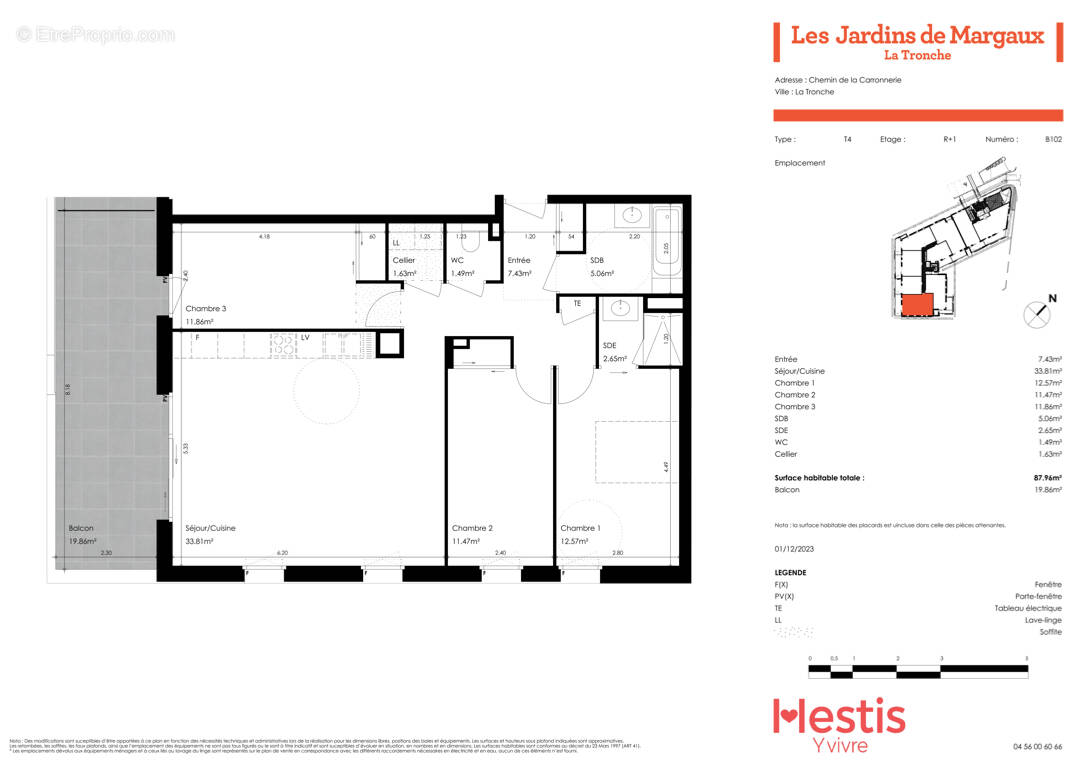 Appartement à LA TRONCHE