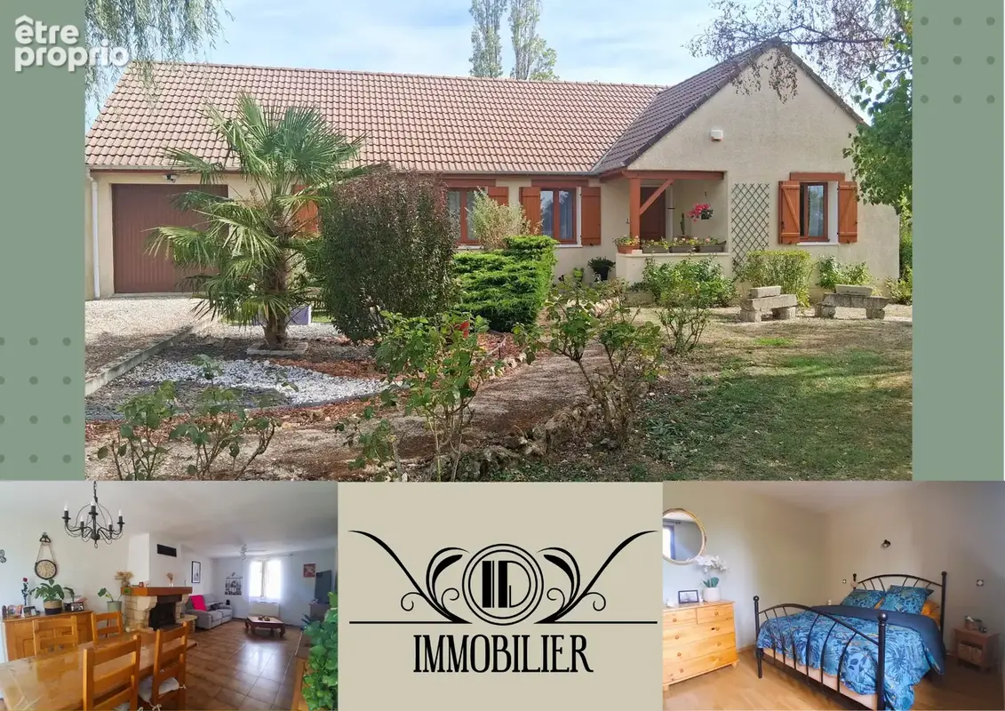 Maison de plain-pied - Jardin arboré et garage - photo 1