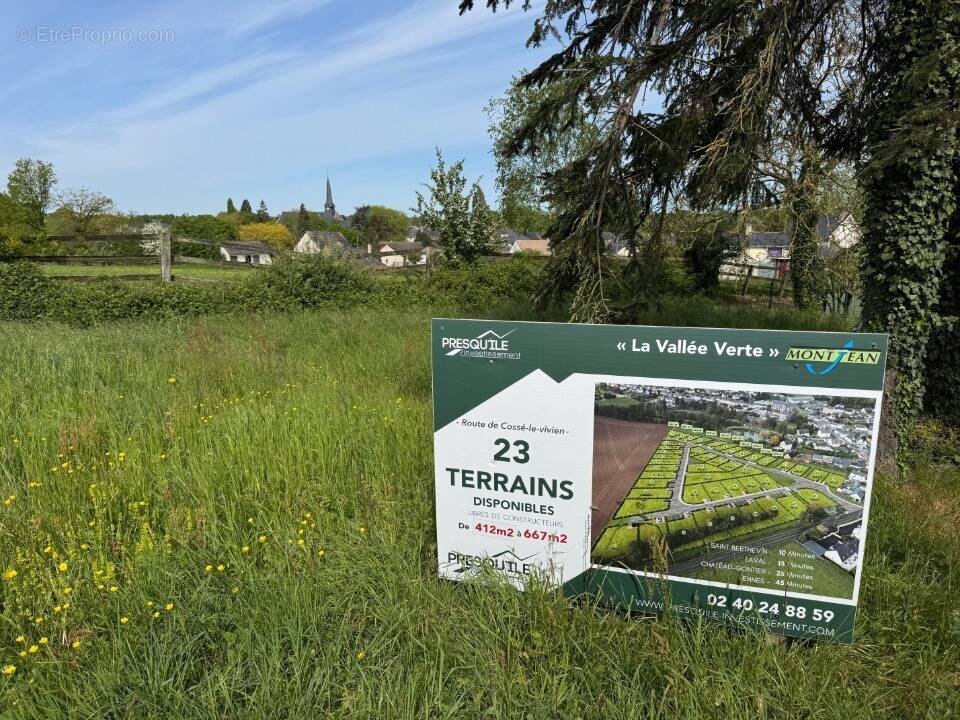 Photo Terrain à Montjean au prix de 47 600€
