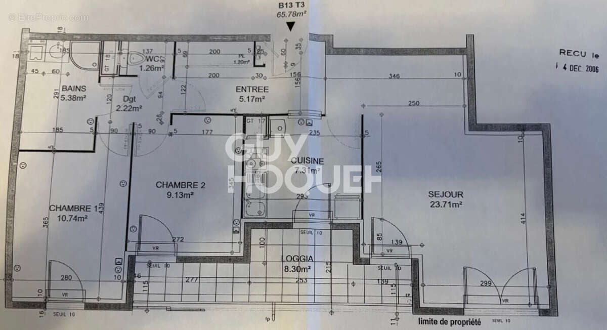 Appartement Oullins 3 pièce(s) 67 m2 - photo 4