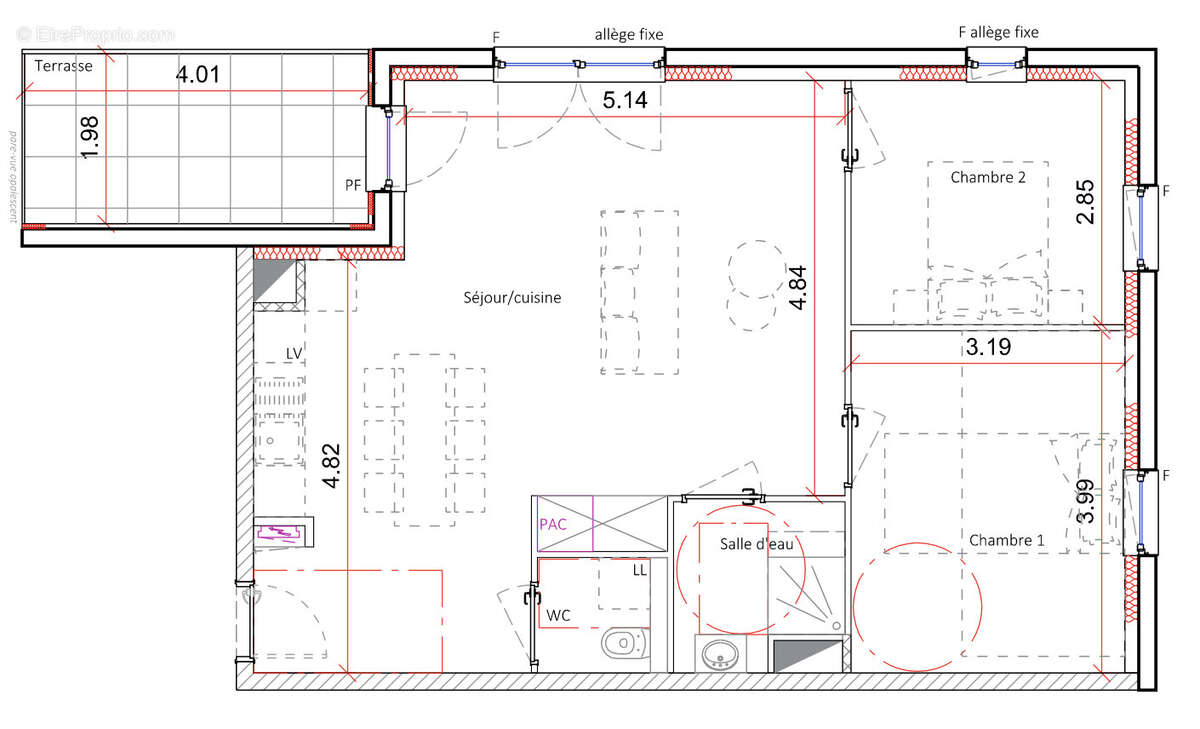 Appartement à MITTELSCHAEFFOLSHEIM