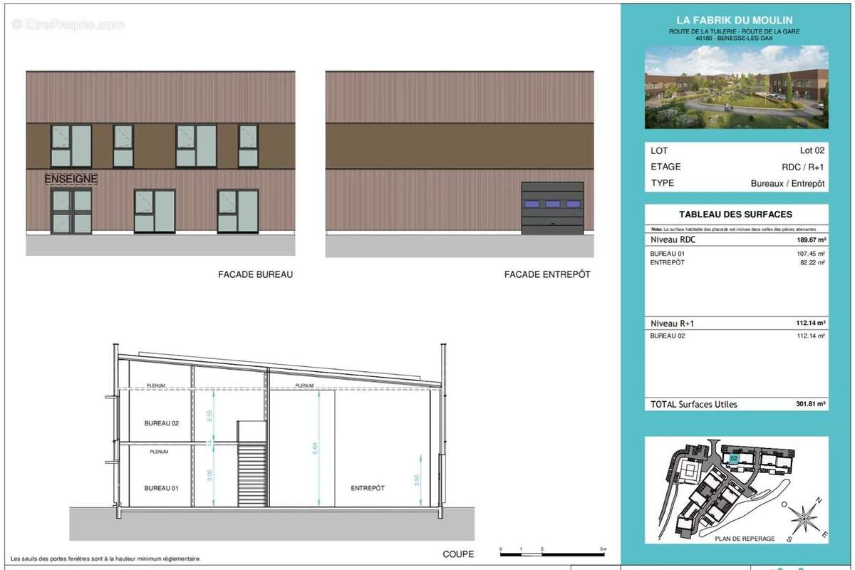 Commerce à BENESSE-LES-DAX