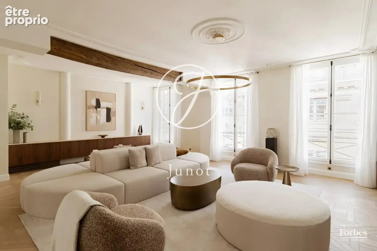 Paris 1er - PLACE VENDÔME / SAINT-HONORÉ - Appartement - 5 pièces - 163,73m² Carrez - 3 chambres - Parfaitement rénové - Climati - photo 3
