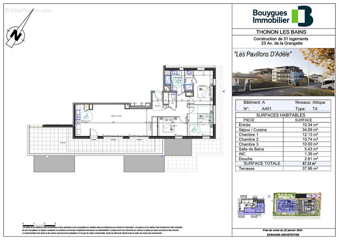 Appartement à THONON-LES-BAINS
