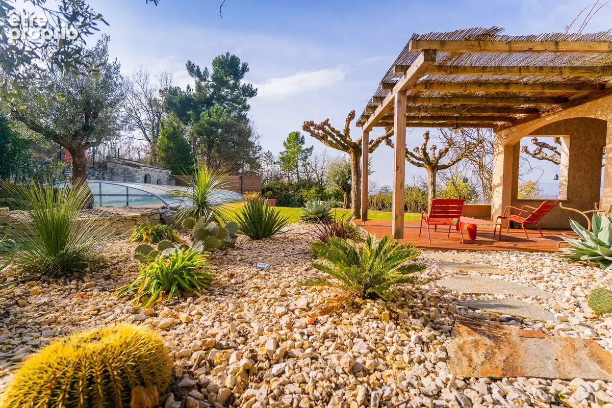 Montéléger - Villa rénové - Piscine - Vue dégagée - photo 4