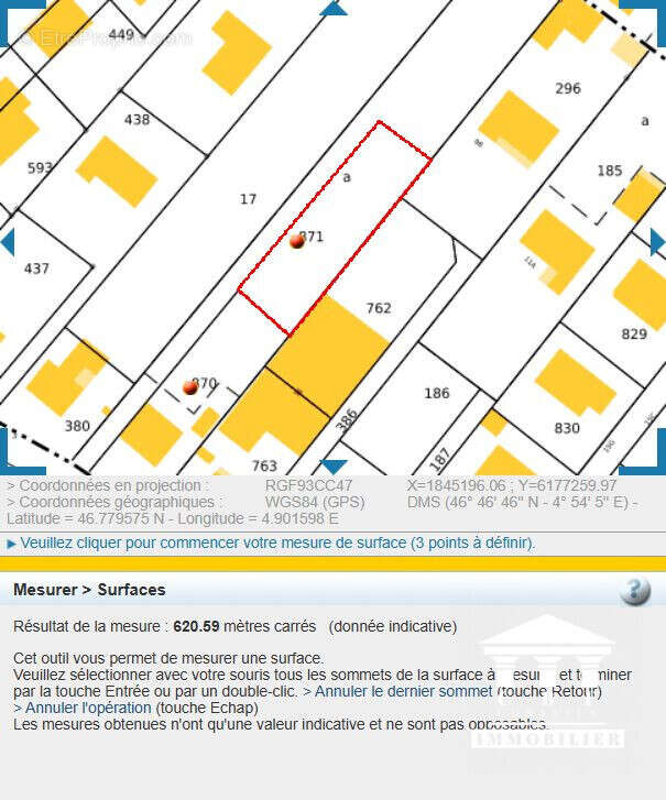 Terrain à SAINT-MARCEL