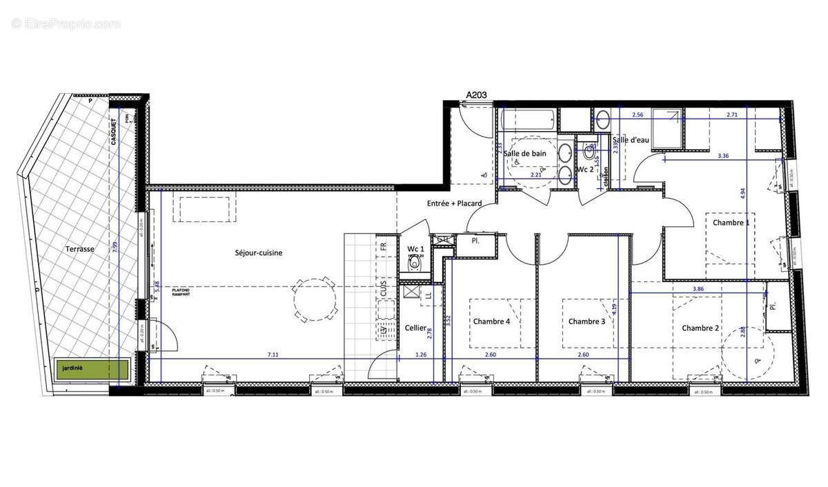 Appartement 118 m² à Saint-Nazaire  - photo 6