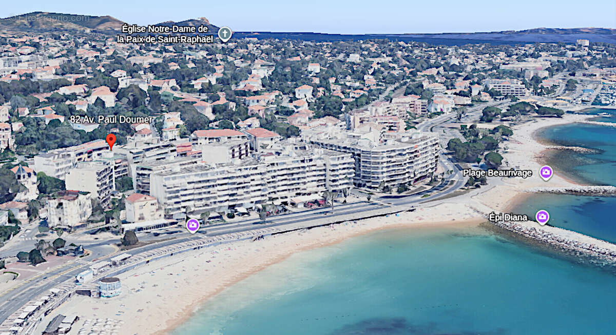 Saint-Raphaël triangle d'or T3 52m2 aperçu mer avec terrasse et garage - photo 14