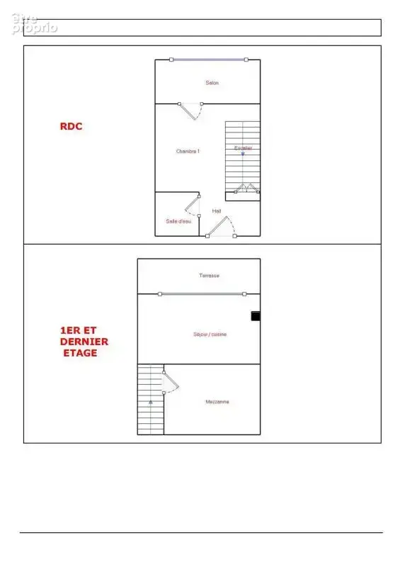 Duplex T2/3 climatisé – Vue mer & port – Terrasse 19 m² – Vendu meublé - photo 17