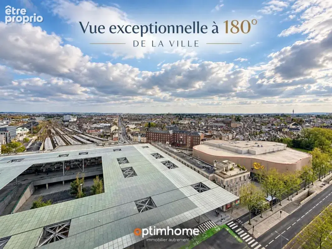 Amiens – tour perret  69 m²  12ᵉ étage - 3 pieces  vue panoramique à 180° - photo 3