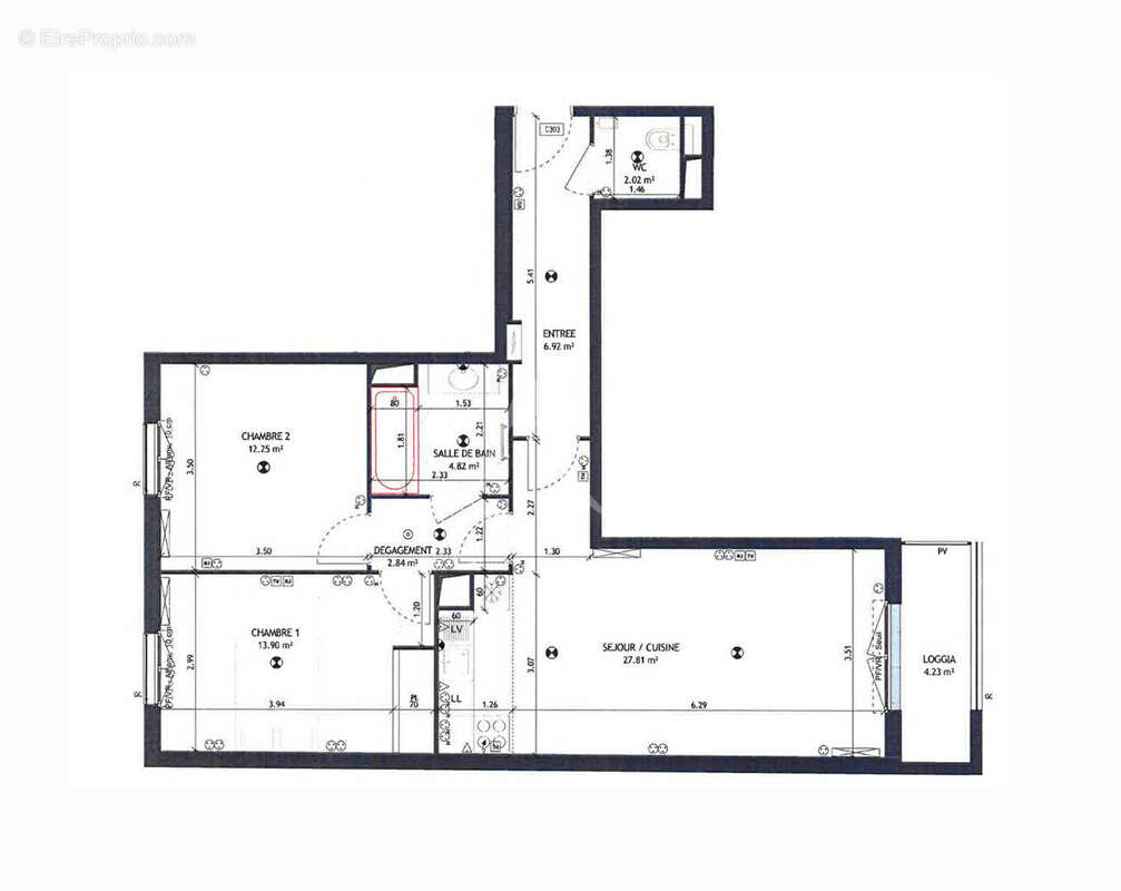 Appartement à PUTEAUX