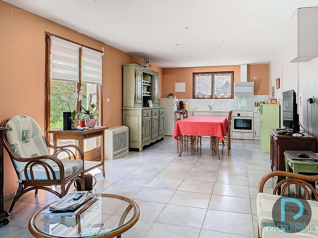 a vendre maison Vandeins - cuisine d ete equipee - Maison à VANDEINS