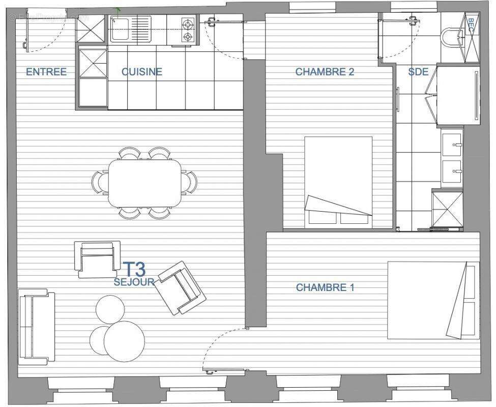 Appartement à PARIS-2E