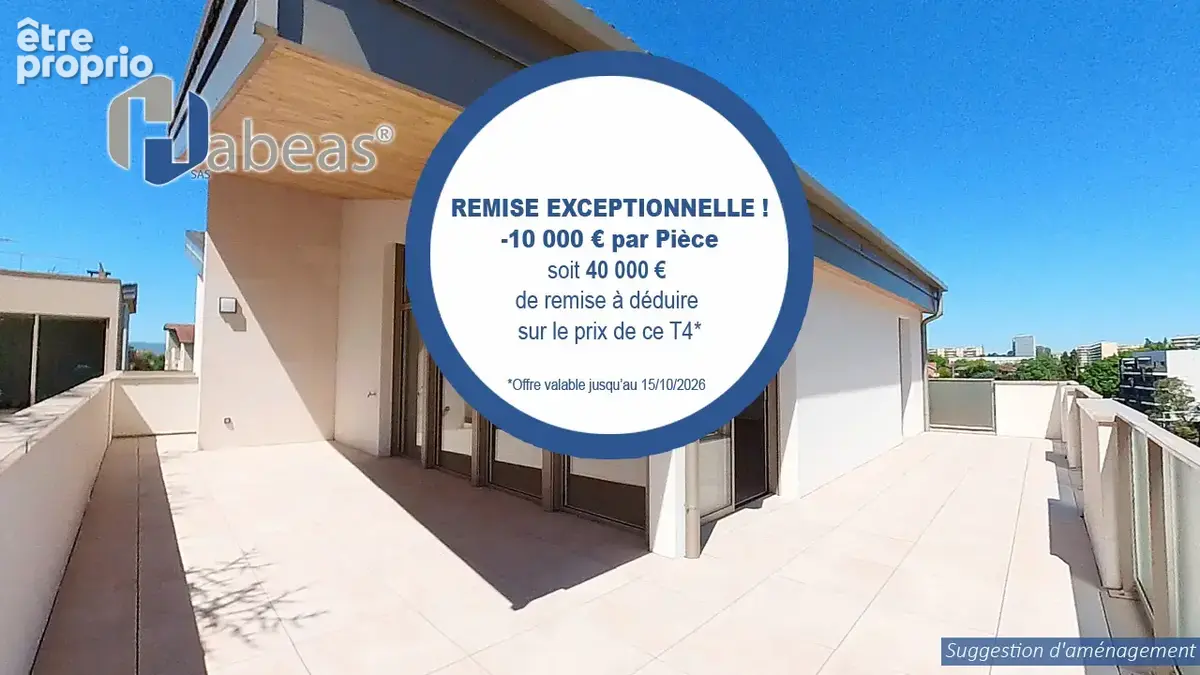 Appartement T4 de 114m² en toit terrasse de 52m² - photo 7