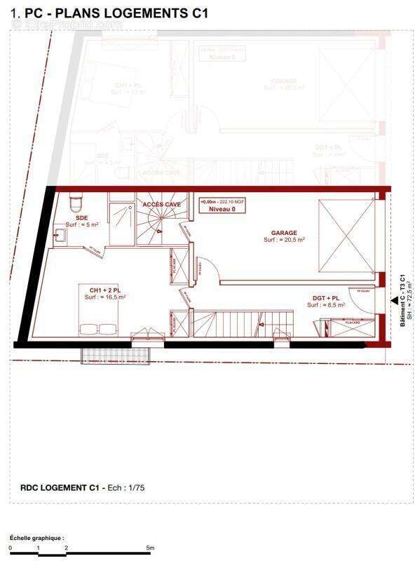 Appartement à FRONTONAS