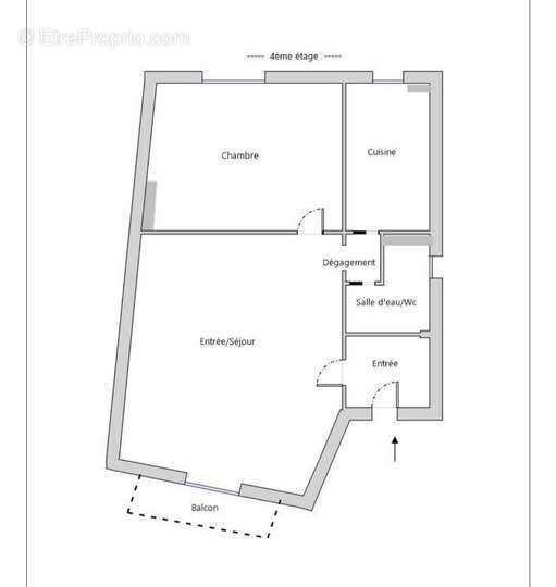 plan - Appartement à LES LILAS