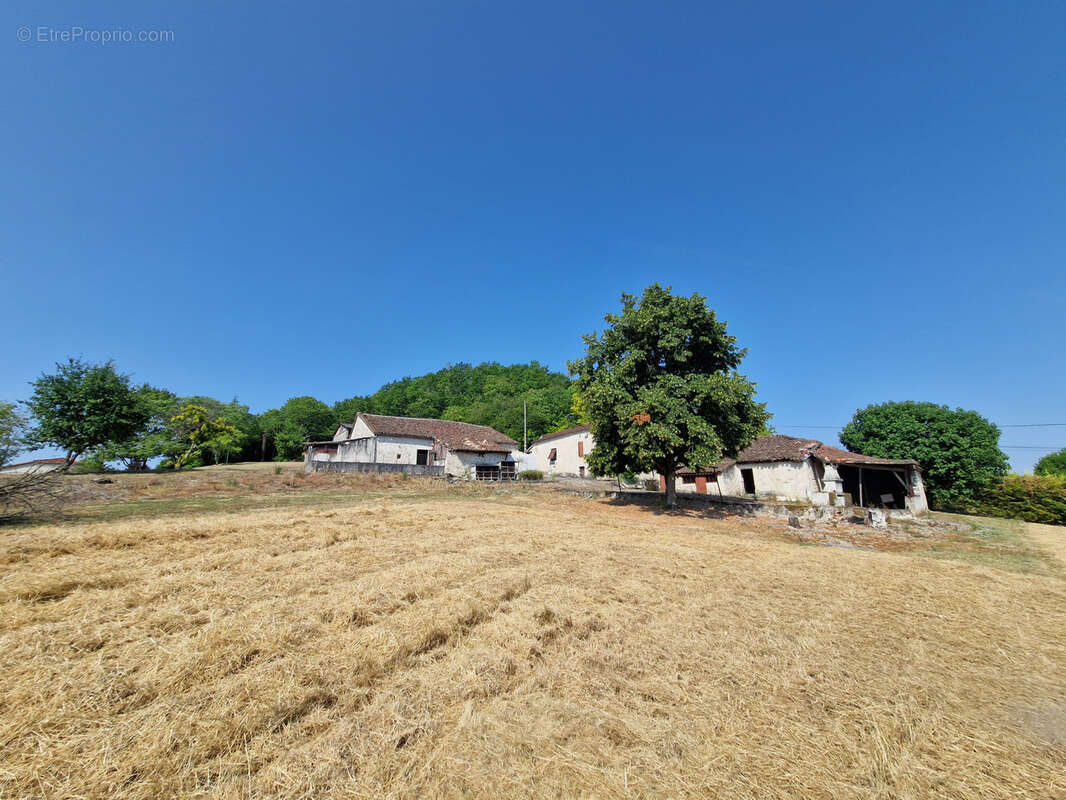 Sur les hauteurs d'Hautefage, vue MAGNIFIQUE. Ensemble immobilier Maison-Grange-Longère en pierre à rénover. - photo 15