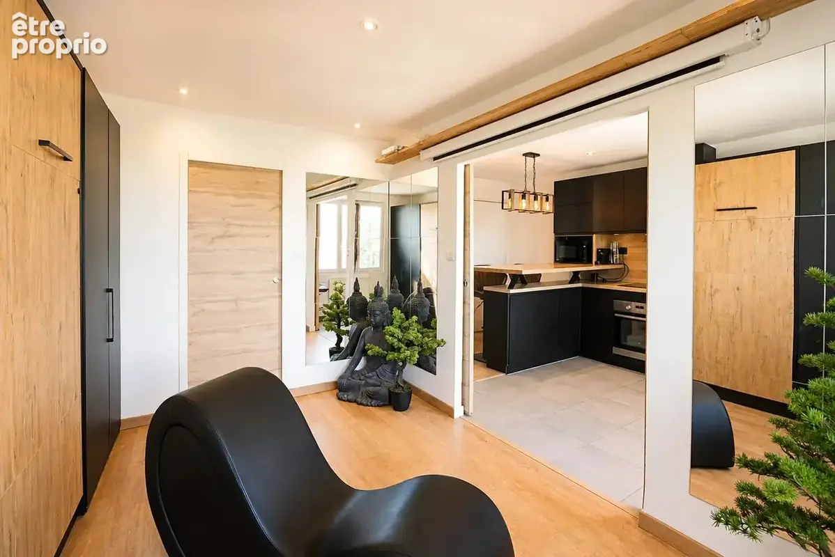 T2 29,37 m² rénové haut de gamme – Vue dégagée – Métro A Cusset - photo 7