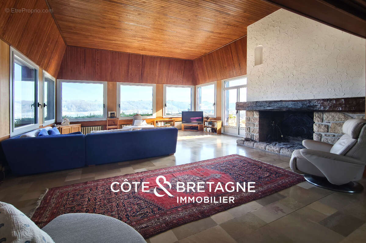 Maison vue panoramique sur l'estuaire du trieux, à lezardrieux - réf : 202649 - photo 12