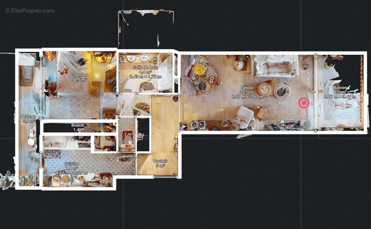 Appartement à VALLAURIS