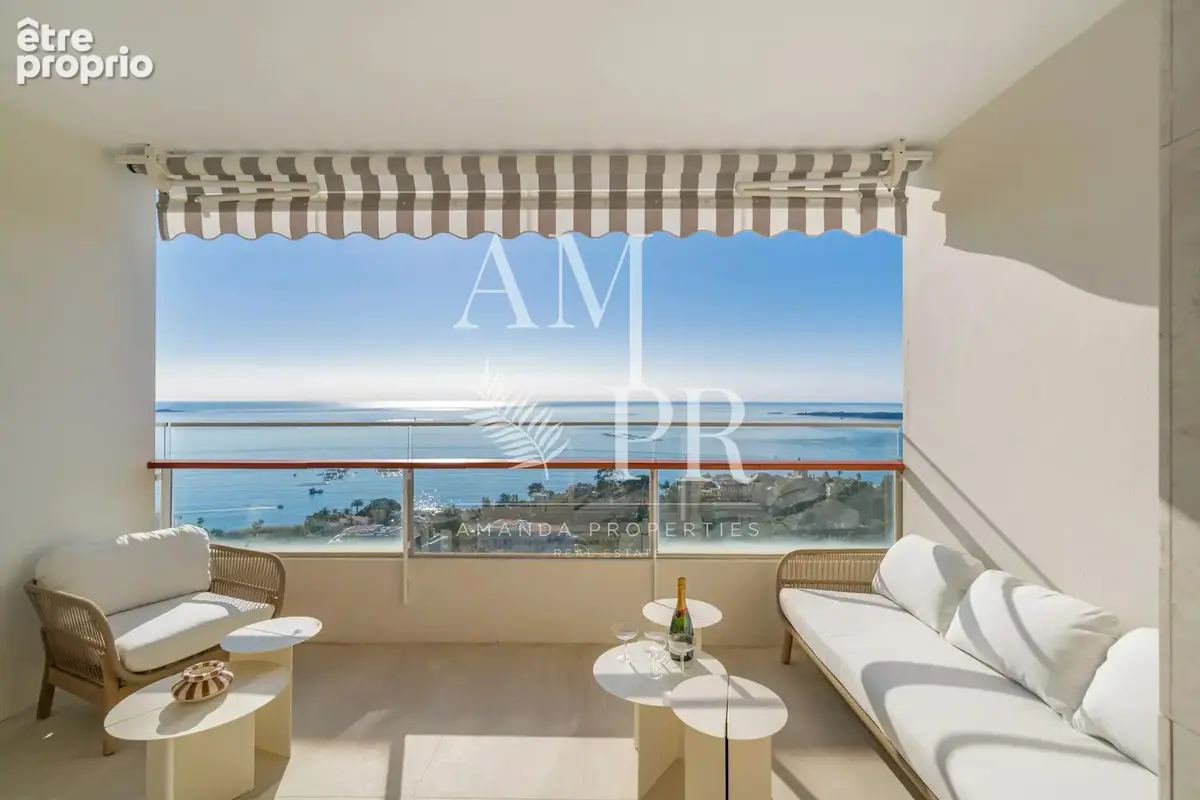Cannes californie – 3 pièces  84 m²  vue mer panoramique - photo 1