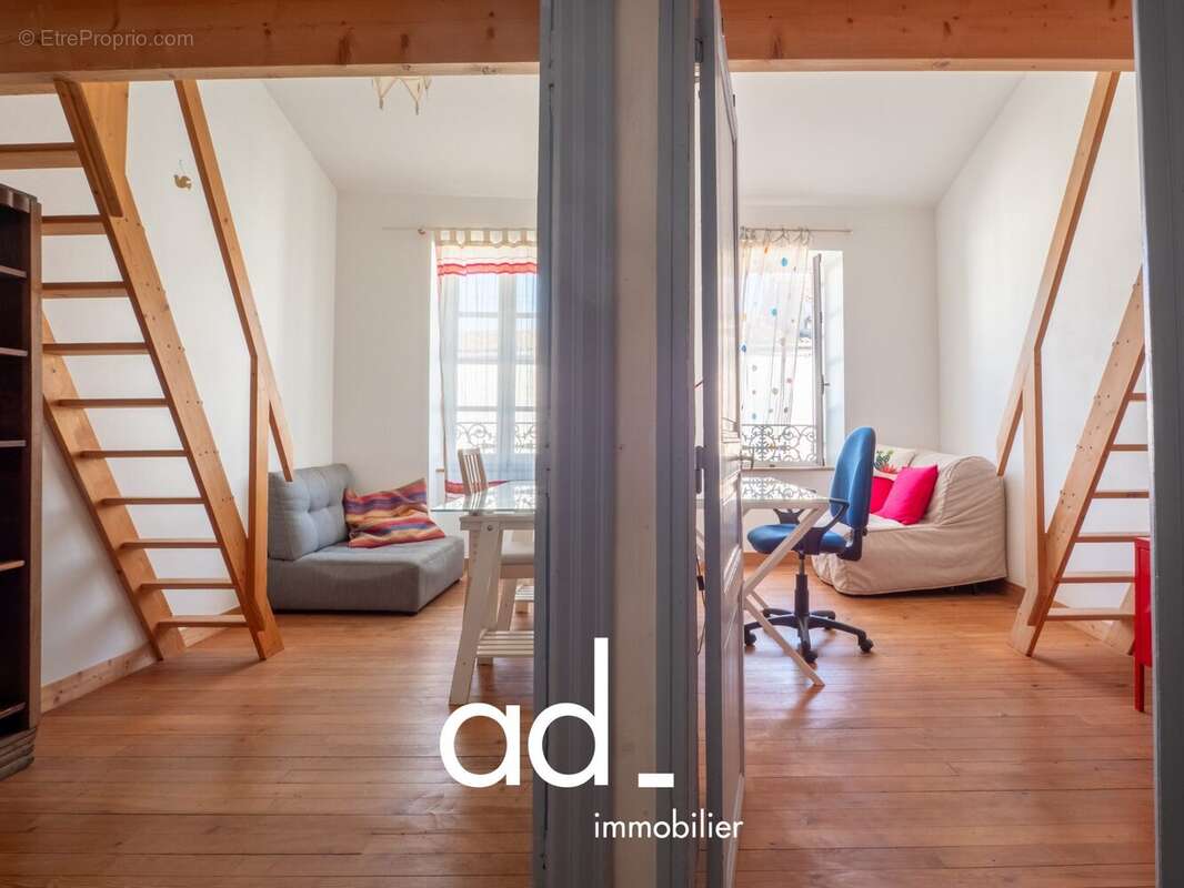 chambre mezzanine  - Maison à LA ROCHELLE