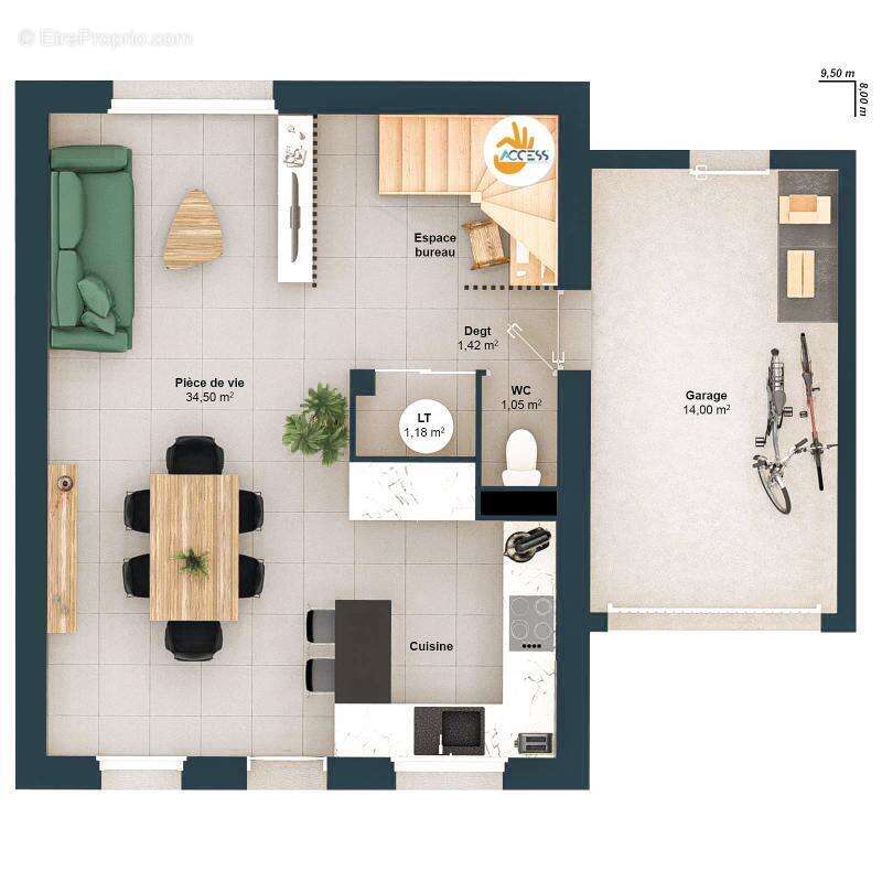 Maison à FRICHEMESNIL