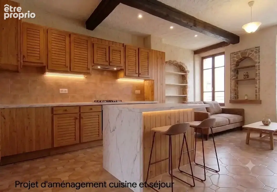 Appartement 3 pièces   72 m2   Beau potentiel - photo 3