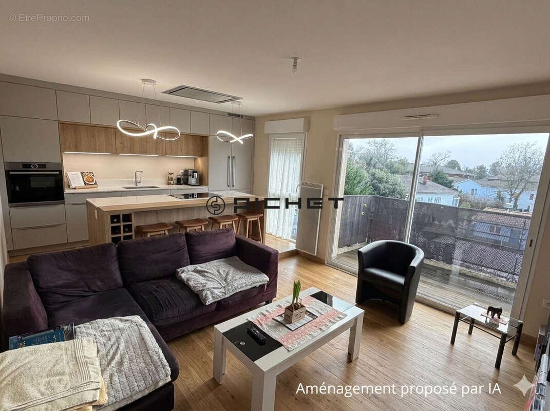 Appartement Le Haillan 2 pièce(s) 49.5 m2 avec grand balcon et parking couvert - photo 5