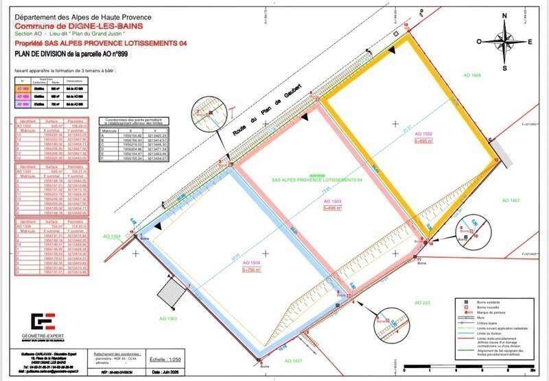 Terrain à vendre viabilisé de 695 m² DIGNE LES BAINS (04) - photo 3