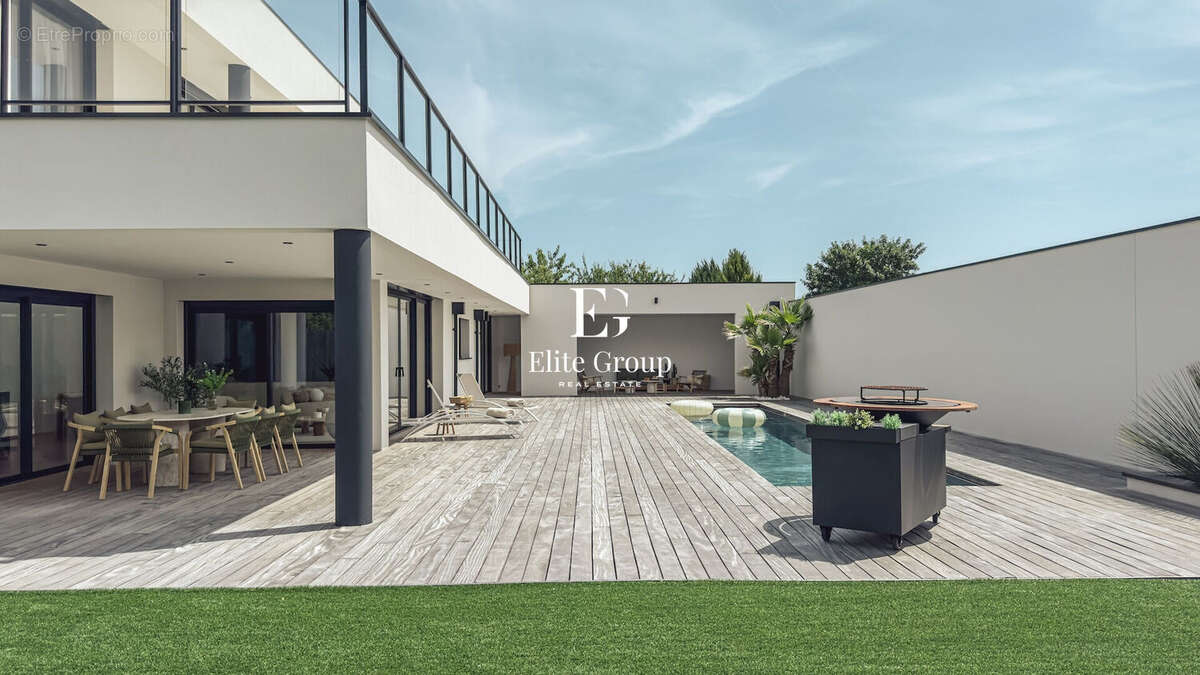 À vendre - villa californienne d'exception - 275 m² - 5 chambres - couloir de nage - 15 min angoulême tgv - photo 16