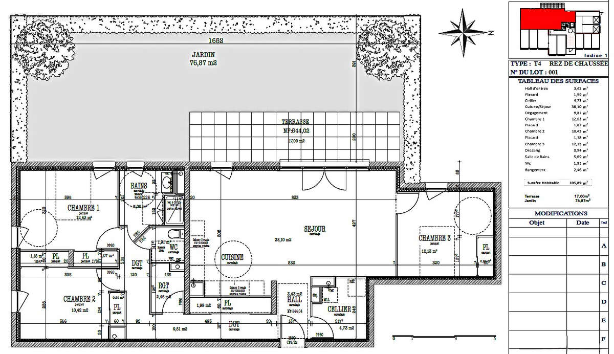 Appartement à BOURG-ARGENTAL