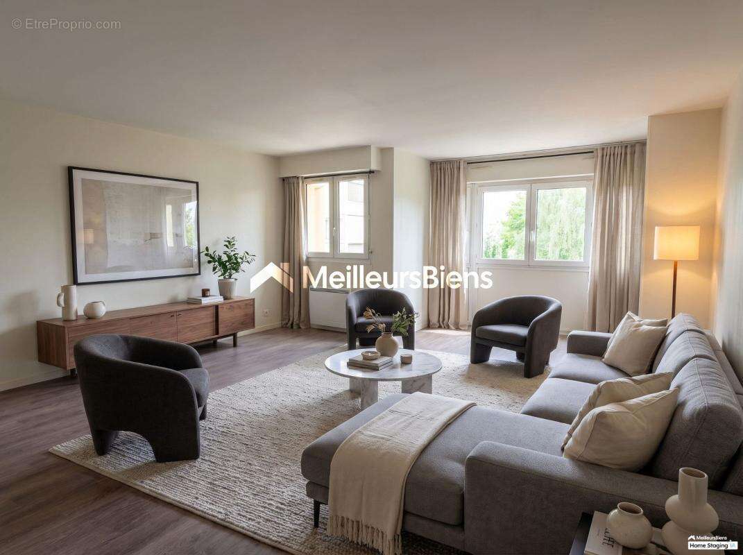 LAVAL – Rive Droite  Résidence Les Charmilles  Appartement T4 de 99 m² avec ascenseur, parking et parc privé - photo 3
