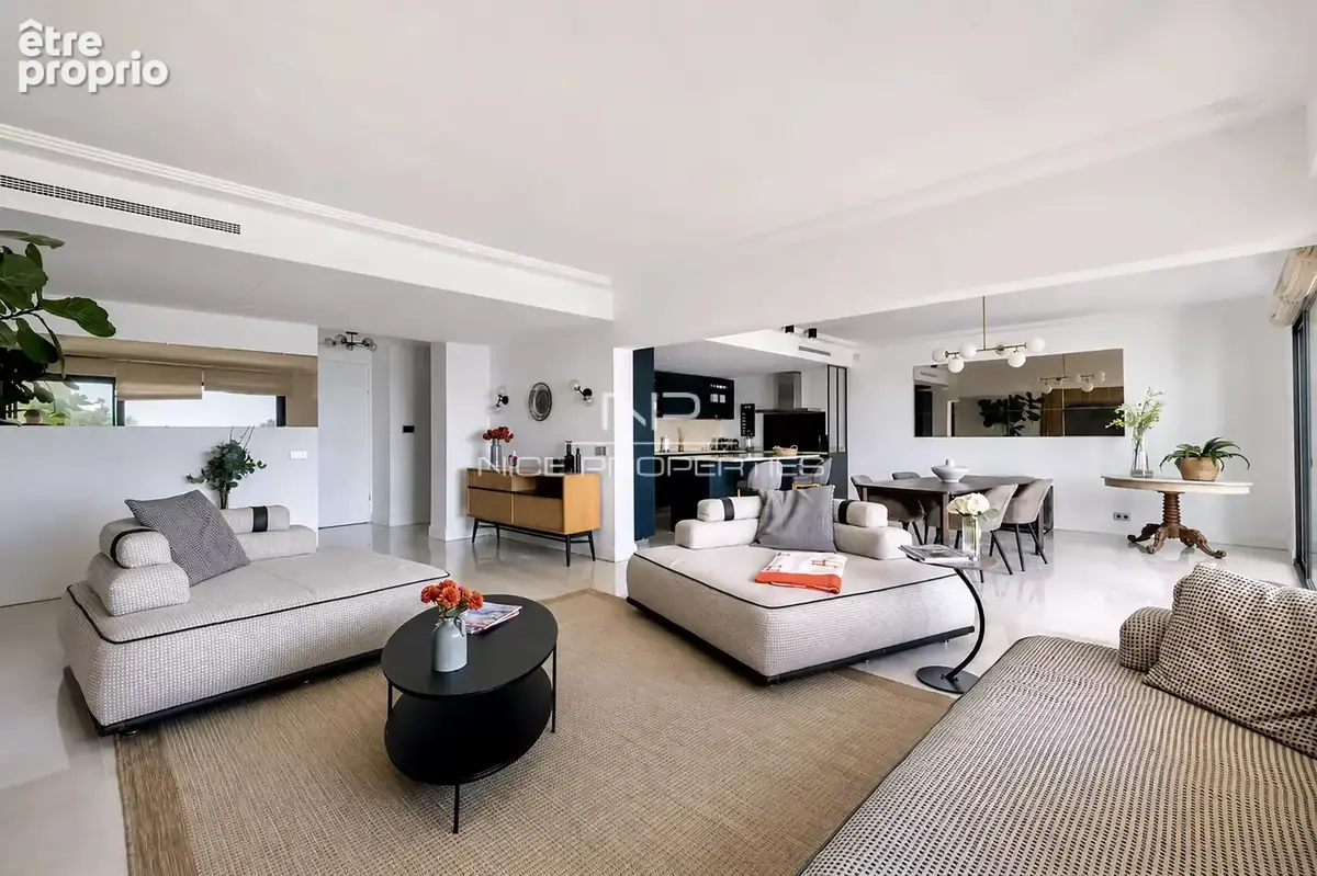 Nice – Cap de Nice – Palais Maeterlinck – duplex – vue mer – vue panoramique – terrasse – jardin privatif – accès mer – résidenc - photo 9