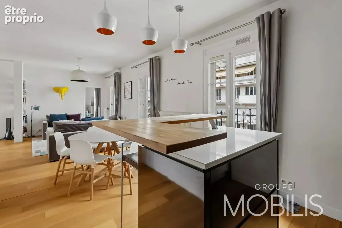PARIS 15 - SAINT-CHARLES - CONVENTION - Appartement traversant de 74,06m2 - 3 chambres - Traversant - Balcon - 5e étage - ascens - photo 3