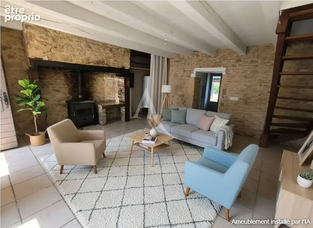 Maisons en pierre : 2 logements et 1 grange avec jardin à 10 minutes de Prayssac - photo 2