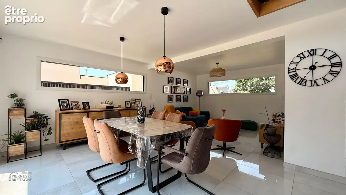 Maison contemporaine - 146,05 m2 - terrain 661 m2 - SAINT-RENAN - photo 8