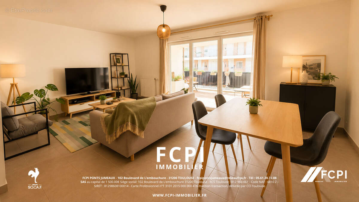 Appartement 3 pièces - 65 m2 - Cugnaux - photo 4