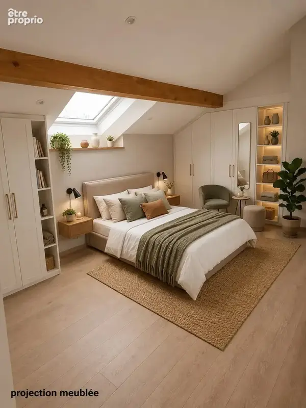 A vendre appartement duplex T4 climatisé centre-ville BELLEY. - photo 8
