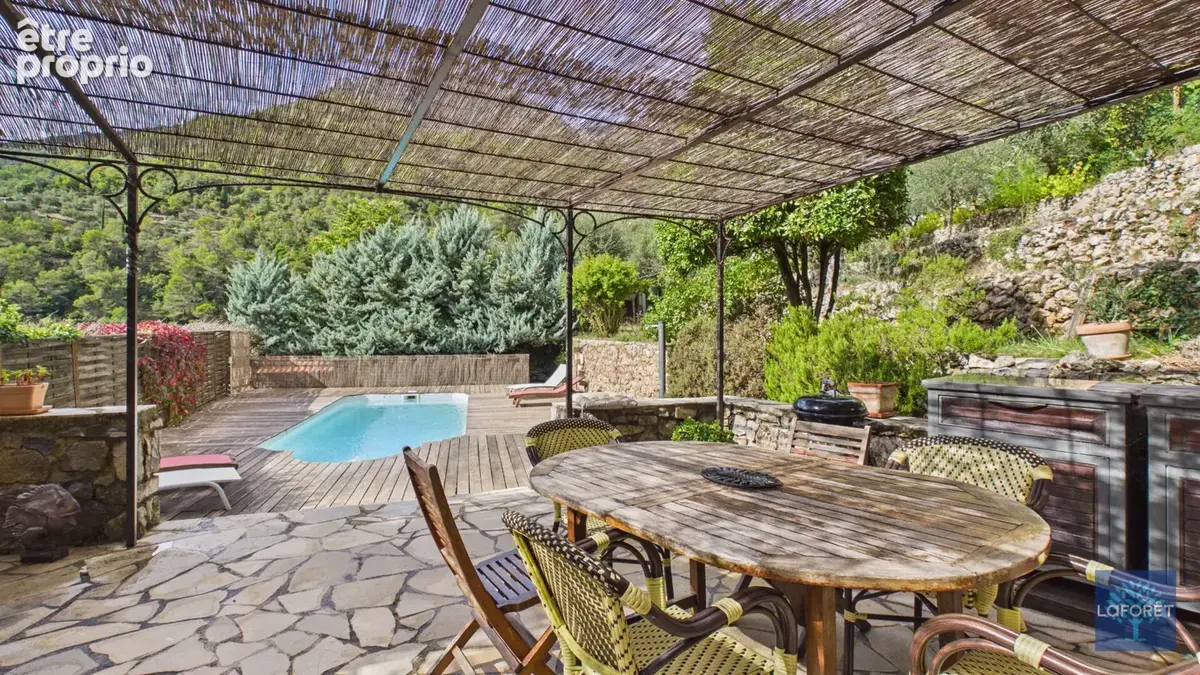 Cros d'Utelle - Maison avec piscine et vue panoramique - photo 10
