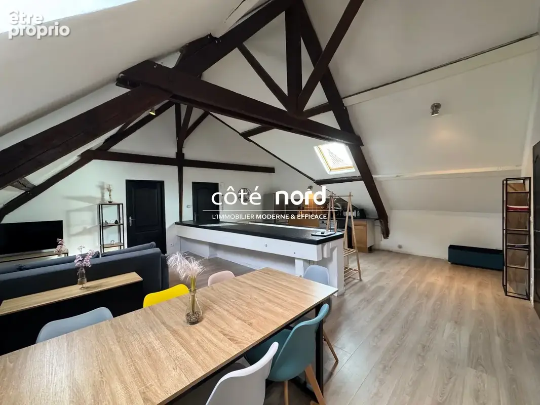 Appartement 5 pièces 50 m² à vendre à Solesmes (59730) - photo 1