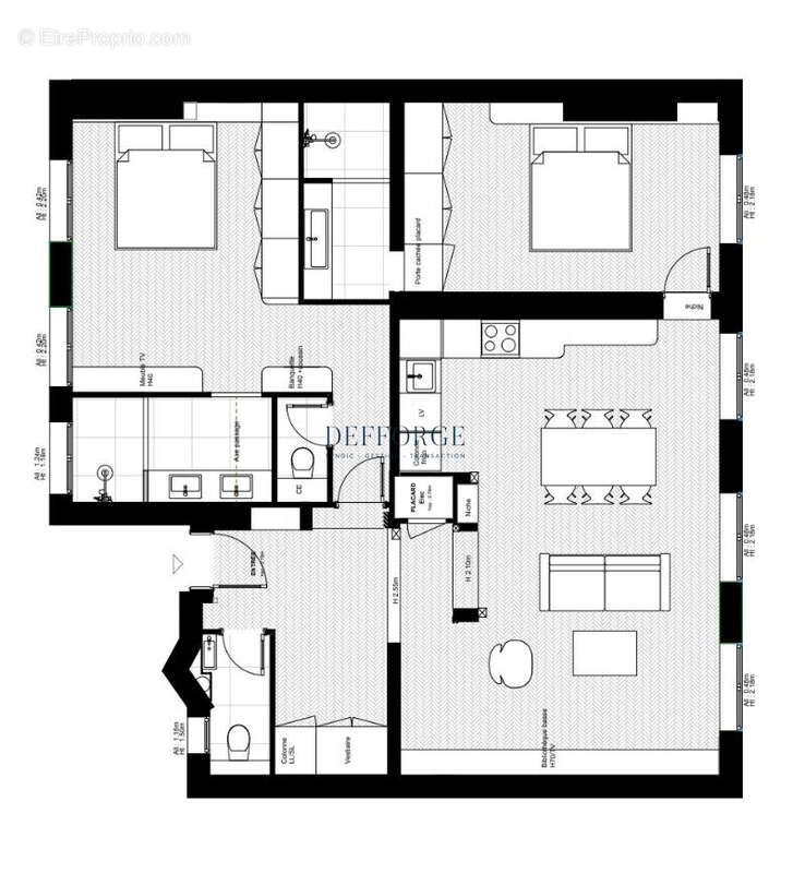 Appartement 89 m² à Paris-7e  - photo 8