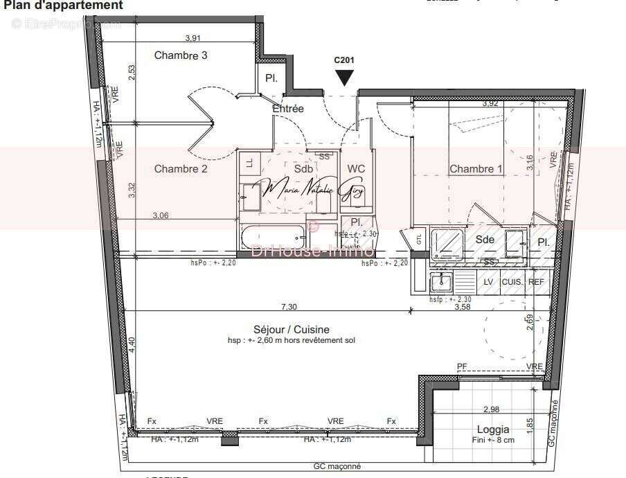 Appartement à MERIGNAC