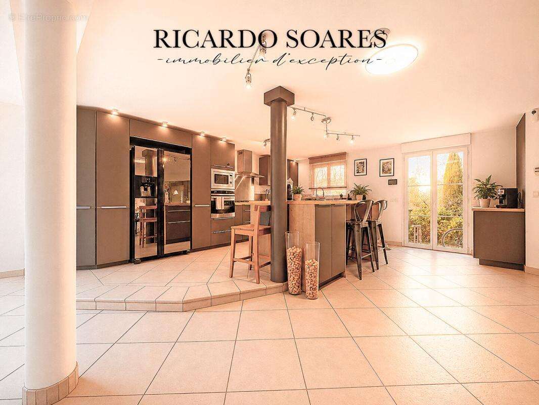 60940 angicourt - maison d'architecte 180 m² / grand séjour / 5 chambres / sous-sol total / terrain arboré 15 000 m² - photo 9