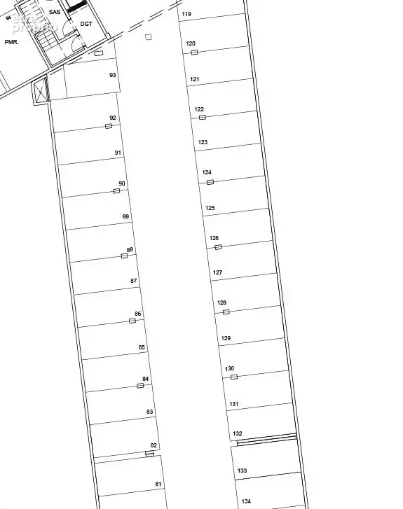 Lot de 8 parkings en sous-sol, quartier Bastide à Bordeaux - photo 3