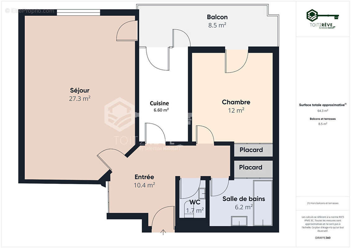 Cambo-les-Bains - Grand T2 de 64 m² avec terrasse, ascenseur et parking - photo 8