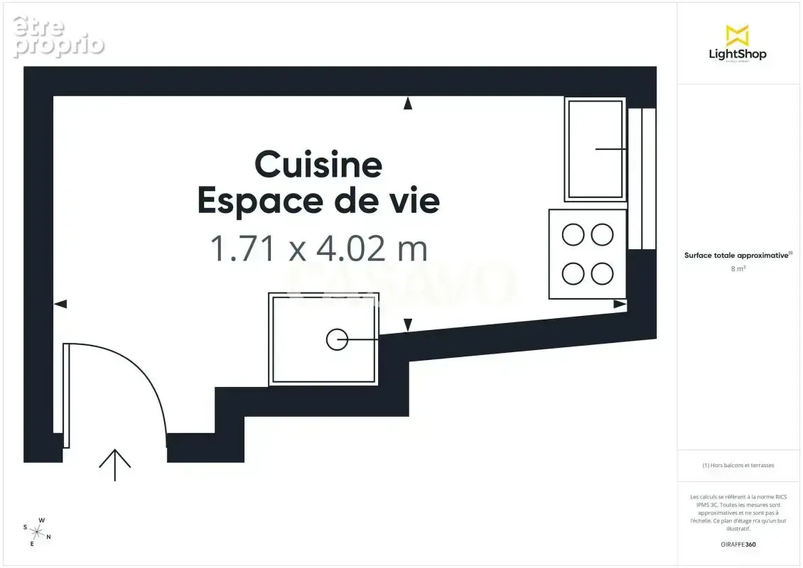 Vente Appartement 1 pièce de 9m² - 75017 Paris - photo 17