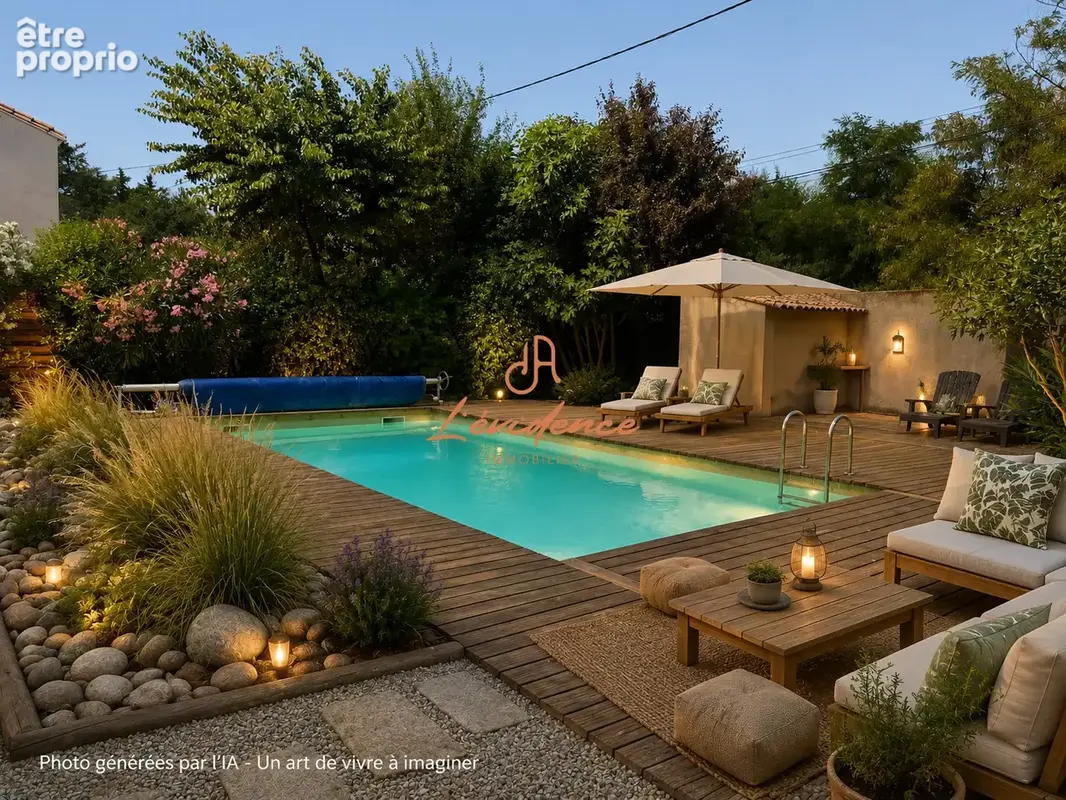 Montélimar : grande maison années 50, 235 m2, fort potentiel, piscine - photo 10